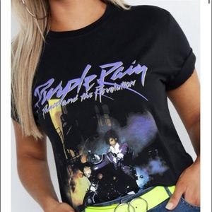 NEW•16•THE ULTIMATE SOFT PURPLE RAIN CONCERT TOP•NWT